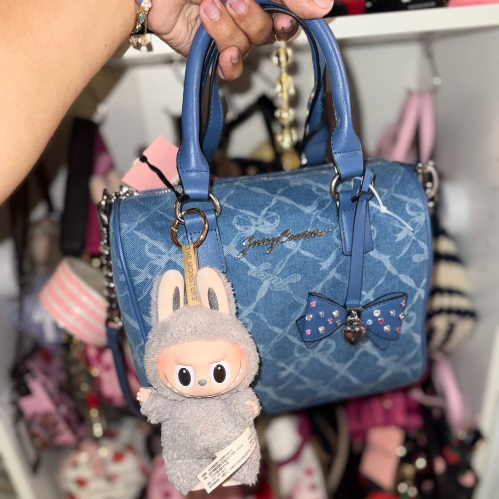 Juicy Couture Lovely Denim Satchel Bag